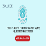 CBSE Class 12 Chemistry Set 56 1 2 Question Paper 2026 with Solutions